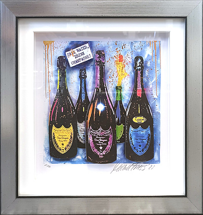 Champagner Pop Art 