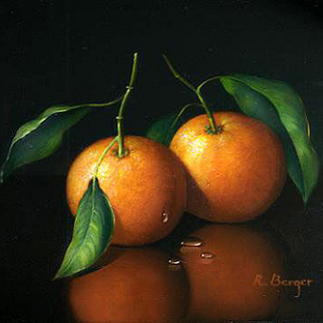 Rath Berger Art Kunst Walentowski Orangen Orange