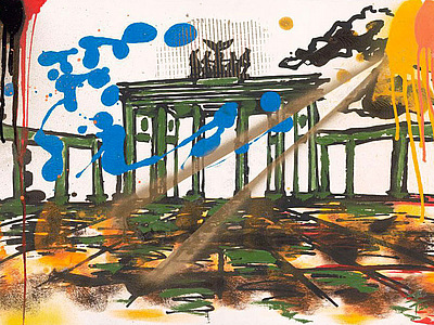 Francis Fulton Smith Kunst Art Walentowski Brandenburger Tor Berlin