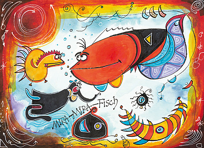 frank zander art kunst walentowsi fisch comic