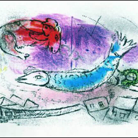 marc chagall art kunst walentowski fisch fish