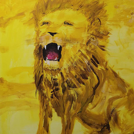 Francis Fulton Smith Kunst Art Walentowski Lion Löwe