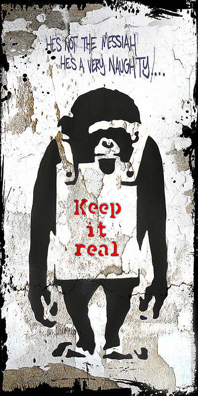 Singleansicht - Hommage Monkey Banksy