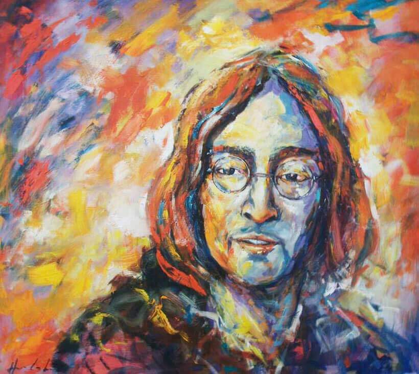 Christian Henze Kunst Art John Lennon Walentowski