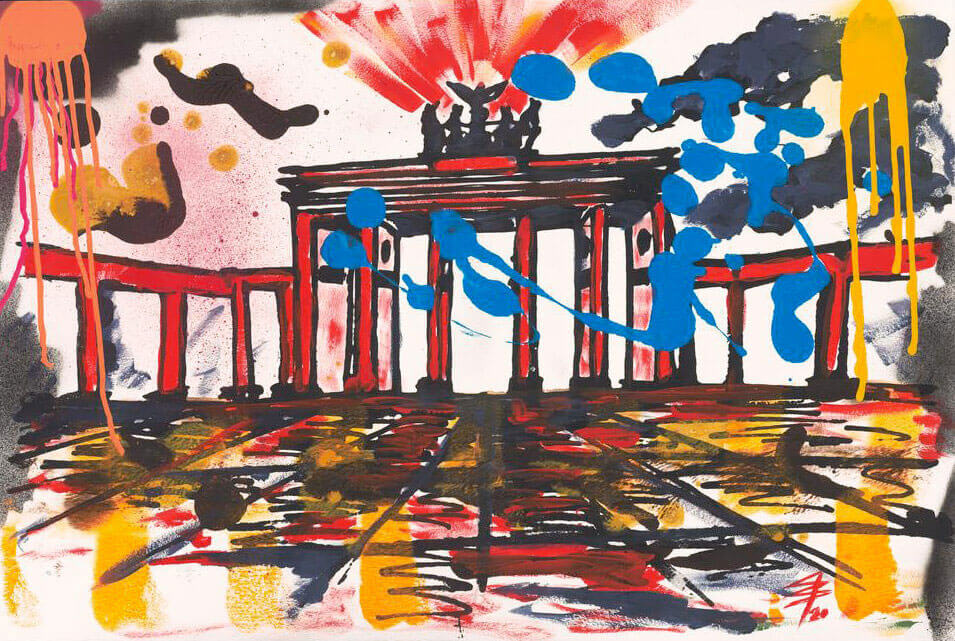 Francis Fulton Smith Kunst Art Walentowski Brandenburger Tor Berlin