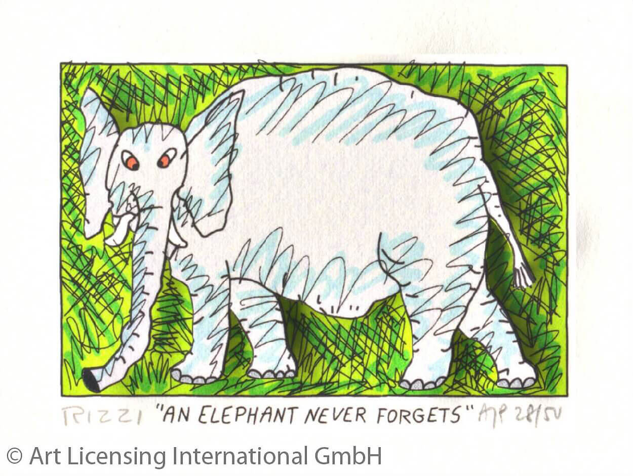 james rizzi art kunst walentowski elefant elephant