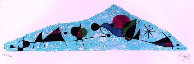 Juan Miró Vogel fliegt zu Pyramiden 
