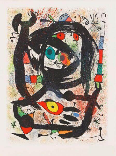Joan Miró - Lithografie für das County Museum of Art Los Angeles