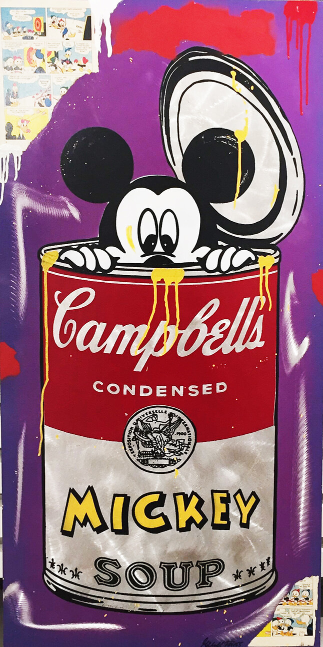 michel friess art kunst walentowski mickey mouse