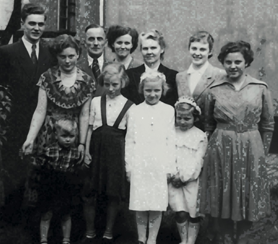 Familienfoto Heinrich Walentowski 1949
