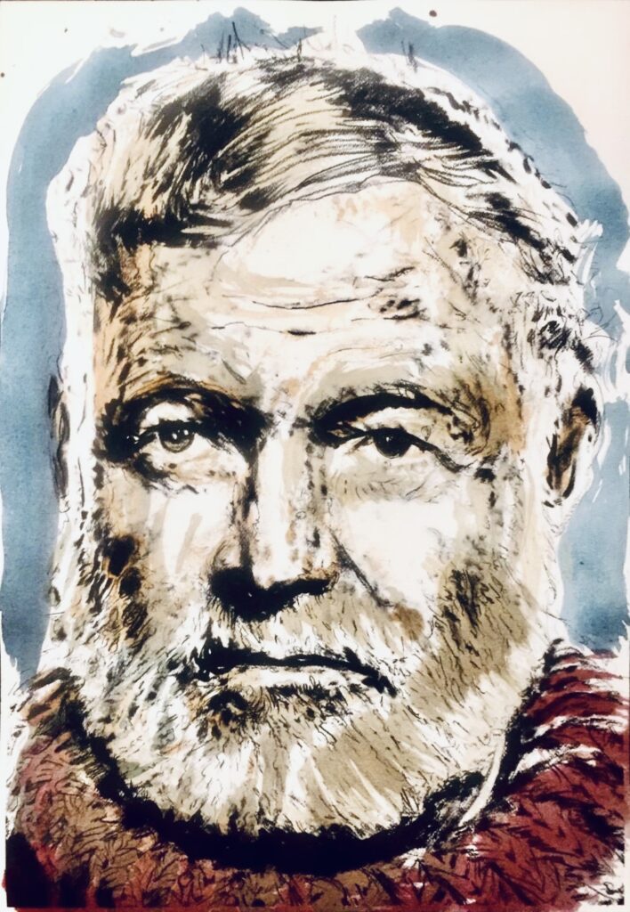 thomas jankowski ernest hemingway 50x70 walentowski galerien