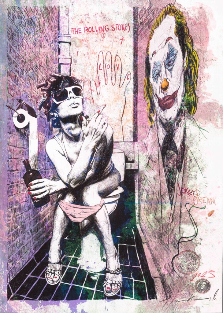 thomas jankowski joker is watching you 70x100 walentowski galerien