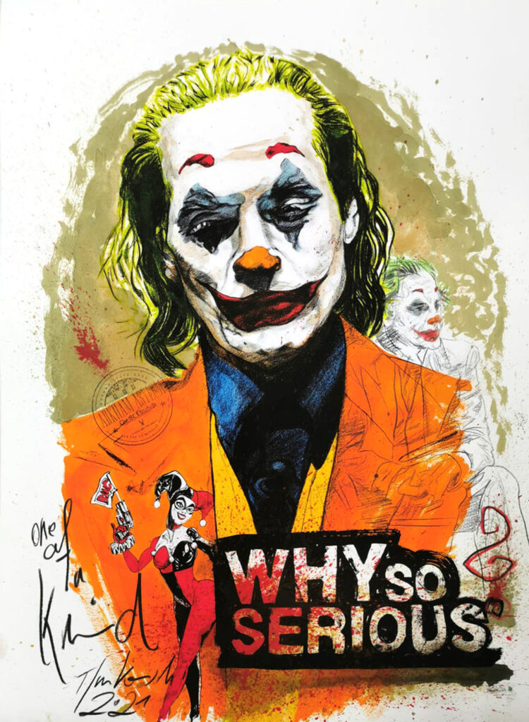 thomas jankowski joker why so serious 50x70 walentowski galerien 1