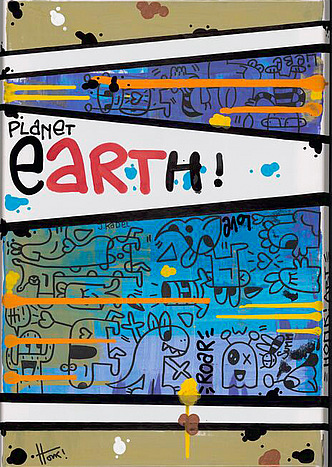 csm HONK Art planet earth 60x80 walentowski galerien f93140f420