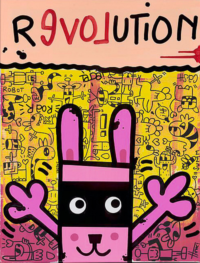 csm HONK Art revolution 60x80 walentowski galerien a777152319