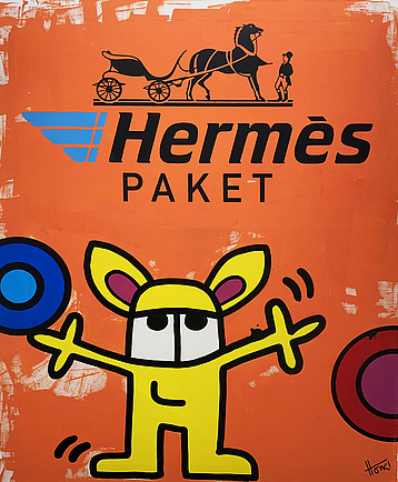 csm HONK Art Juergen Kadel Hermes 70x90 walentowski galerien f31343030f