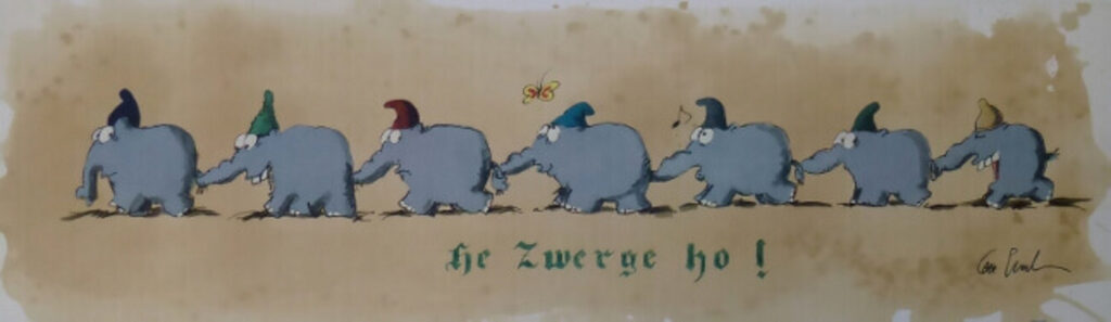 csm otto waalkes limitierte grafiken marching dwarfs walentwoski galerien baa4b1d159