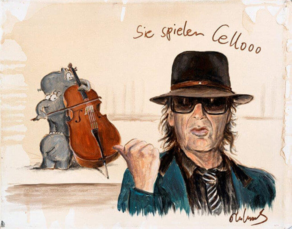 csm otto waalkes limitierte grafiken sie spielen cello walentwoski galerien 4b3230244e