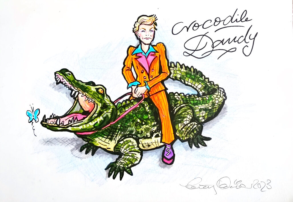 joerg knoer crocodile dandy 30x40 walentowski galerien