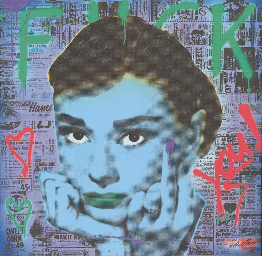 michel friess audrey fkyou blau 50x50 walentowski galerien