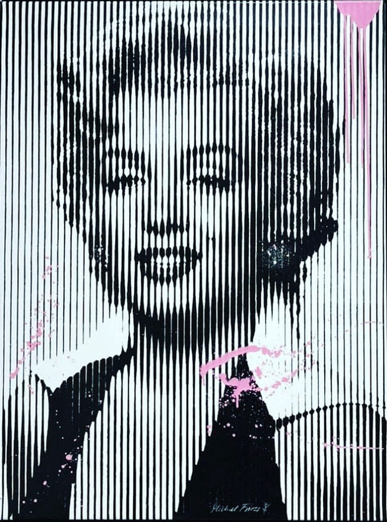 michel friess barcode marilyn 60x80 walentowski galerien