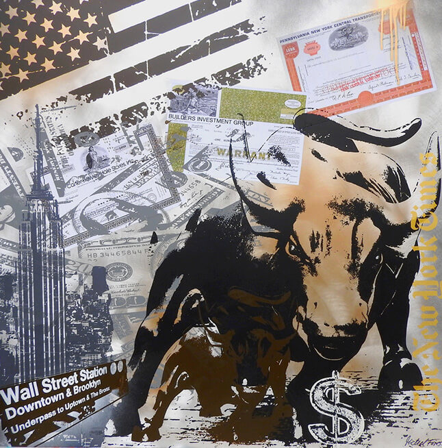 michel friess wallstreet stier walentowski galerien