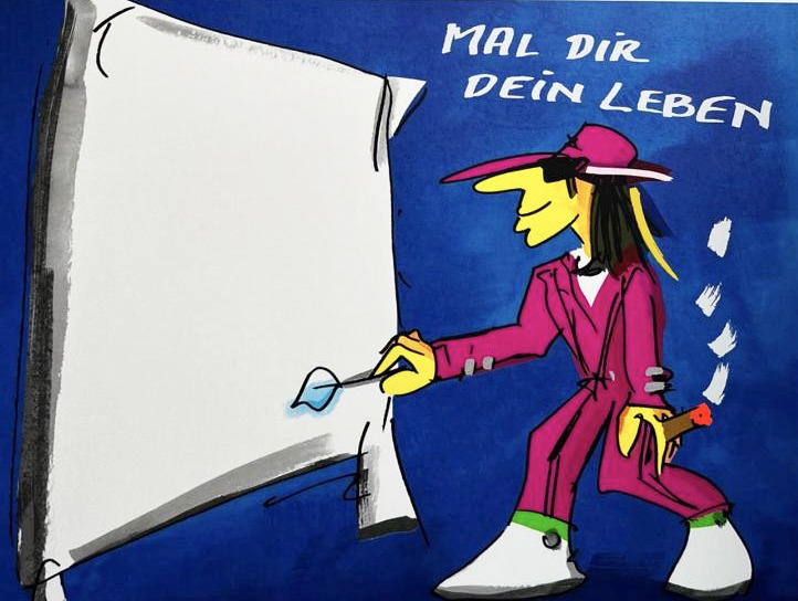 udo lindenberg siebdruck mal dir dein leben edition 2024 walentowski galerien