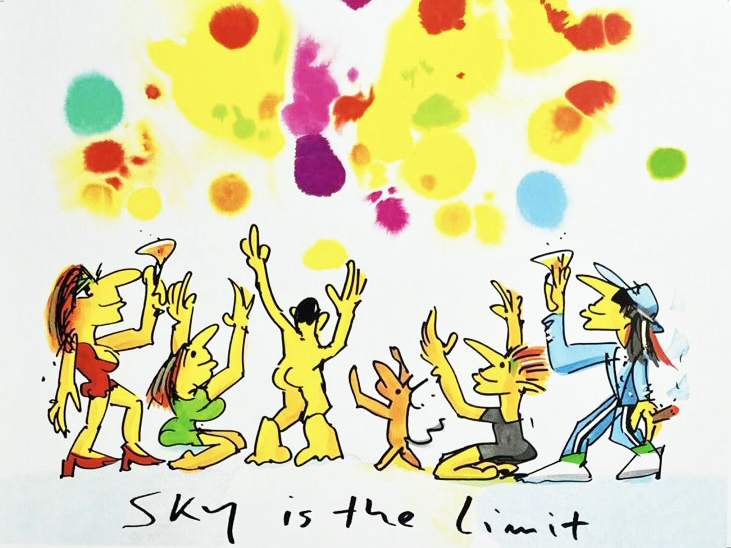 udo lindenberg siebdruck sky is the limit walentowski galerien