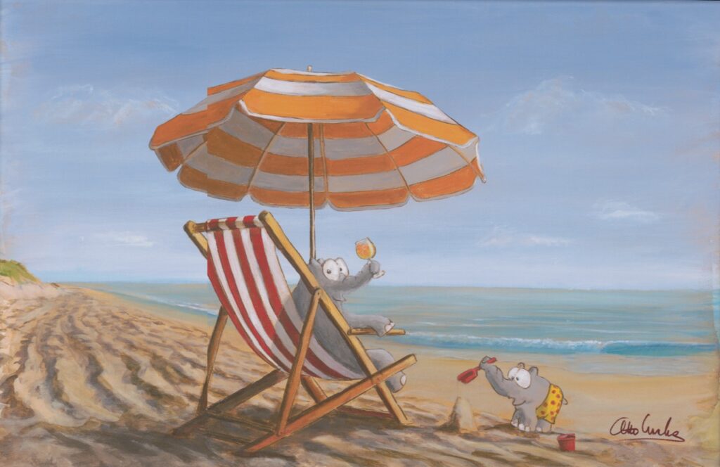 otto waalkes sonne strand ottifant walentowski galerien